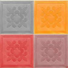 Плитка тротуарная "Квадрат-Краковский" 300х300х30мм цветная