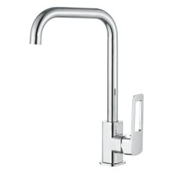 Смеситель для кухни 35 карт.  LEDEME  с бок. ручкой