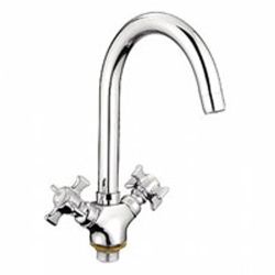 Смеситель для кухни 1/2" кер.  LEDEME  литой излив