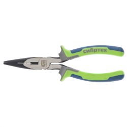 Длинногубцы прямые 180мм  СИБРТЕХ