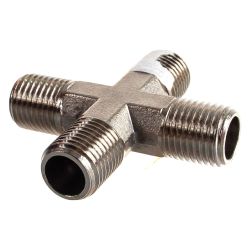 Крестовина переходная 1/4" ММММ нар.резьба FUBAG