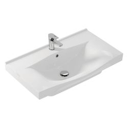 Умывальник мебельный белый STRIM 80 805х200х485  CERSANIT