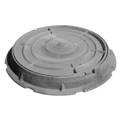 Люк д/смотровых колодцев чугунный легкий   1,5т тип Л(А15) 740х60мм ГОСТ 3634-99  ПРОМЛИТ