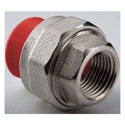 Американка 40 - 1 1/4" ВР PPR красный  РВК AntiFire