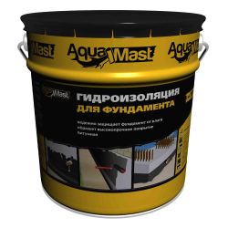 Мастика битумная гидроизоляционная 18,0кг  ТЕХНОНИКОЛЬ  AquaMast фундамент