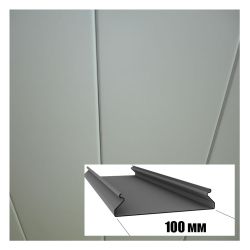 Рейка А 100 AS L- 3м (уп. 30шт) белая матовая