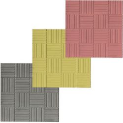 Плитка тротуарная "Паркет" 300х300х30мм цветная