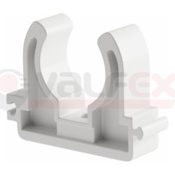 Крепеж пласт. для труб 25мм серый  VALFEX