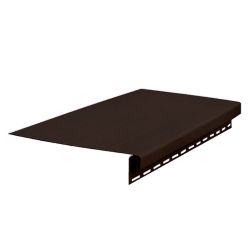 Планка ветровая (J-фаска) для сайдинга  NORDSIDE темно-коричневый 3,05м (ширина 21см)