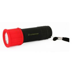 Фонарь  ULTRAFLASH LED 15001-А (красный с черным)