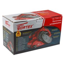 Шлифмашина лент.  WORTEX  SB 7590 AE   (950Вт, 533х76мм, 120-380 м/мин., 3,5 кг)