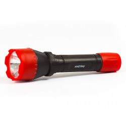 Фонарь  SMARTBUY  SBF-HL019-R (2хR06) 1свд ,красный+черный