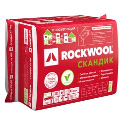 ROCKWOOL Лайт Баттс Скандик 100х600х800мм (0,288 куб. м) 6 плит