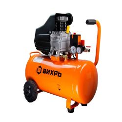 Компрессор воздушный КМП-240/50  ВИХРЬ (1600Вт, 240 л/мин, объем ресивера 50л, раб.дав.8атм)