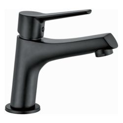 Смеситель для умывальника 25 карт.  LEDEME  черный