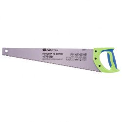 Ножовка по дереву 500мм 3D-заточка 2 копм.рукоятка СИБРТЕХ 