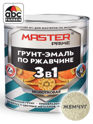 Грунт-эмаль с молотк. эффект. жемчуг  2,0л  FARBITEX Профи master prime