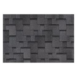 Черепица гибкая,финская Аккорд серая (3 м2) Технониколь 