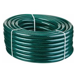Шланг поливочный армир. 15мм 25м 3-х слойный. (зеленый)  ВИХРЬ