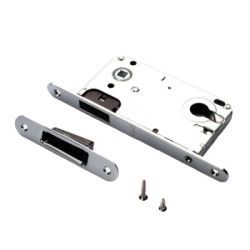 Замок врезной магнитный Magn 85 C /хром/ под цил./RENZ