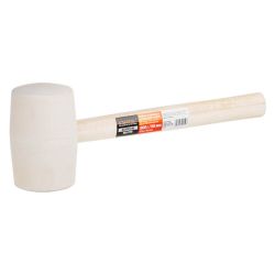 Киянка резиновая 900г деревянная  ручка, белая  STARTUL MASTER