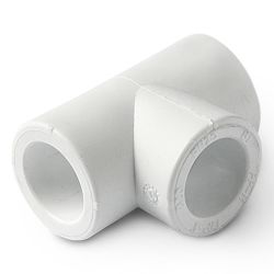 Тройник   50 PPR серый  PRO AQUA