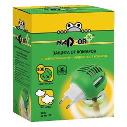 Комплект от комаров (электрофумигатор+жидкость) 30 мл  NADZOR 