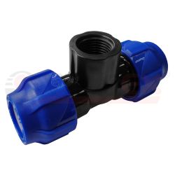 Тройник   20 - 1/2" ВР ПЭ  VALFEX