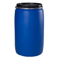 Бочка 227л синий (585х980х473мм)