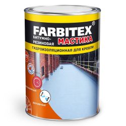 Мастика битумно-резиновая 17,0кг  FARBITEX