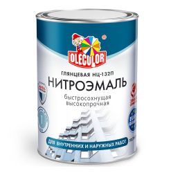 Эмаль НЦ-132 защитная   0,7кг  OLECOLOR УЦЕНКА