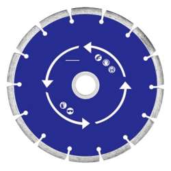 Круг отрезной алмазный 230 х 22 сегм. сухая резка  MOS