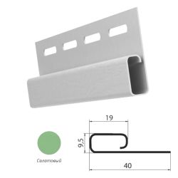 Профиль финишный для сайдинга  GRAND LINE салатовый 3,0м