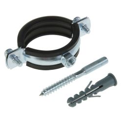 Хомут мет. + шпилька       3/4"  (25-29мм)