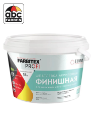 Шпатлевка акриловая финишная для наружных и внутренних работ 13,0кг  FARBITEX Профи
