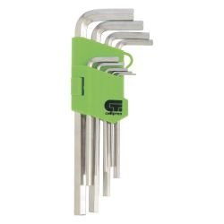 Набор ключей имбусовых, короткие HEX 1,5-10мм, 9шт  СИБРТЕХ