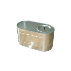 Бак для воды     55л  овальный, оцинк, с краном