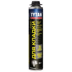 Пена-клей полиуретан для кладки блоков профи  750мл  TYTAN Professional  Всесезонный