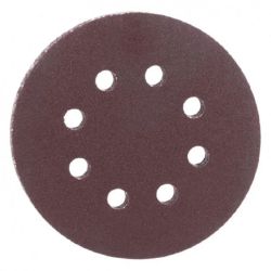Круг абразивный под липучку 125мм, № 120  REDVERG (упак.5шт.)