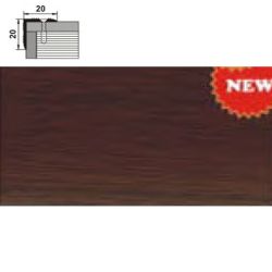 Порог угловой наружный 1,35 * 20мм дуб венге 095  ЛУКА