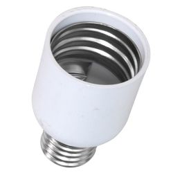 Переходник патрон Е27 на Е40 белый  ECOLA