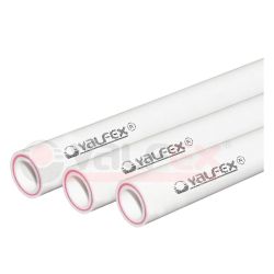 Труба армированная стекловолокно   20  PN 20 (4м) PPR серый  VALFEX