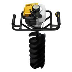 Мотобур  CHAMPION 252 AG  (1.6кВт/2.2л.с,макс диам бура 250мм,диам соед 20мм,9.20кг) шнек в компл.