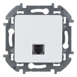 Розетка RJ11 телеф. одиночная  LEGRAND INSPIRIA Белый