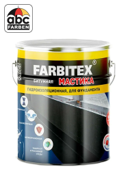 Мастика битумная гидроизоляционная   4,0кг  FARBITEX