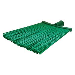 Метла синтетическая плоская, с черенком  Гардена (Павлово)