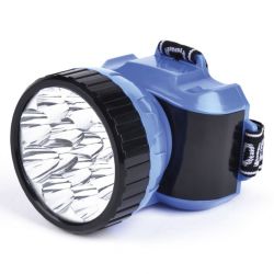 Фонарь налобный  акк SMARTBUY  SBF-26-B 4свд+8свд ,2режима,синий/пластик