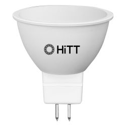 Лампа светодиод точечная MR16   9Вт, 220В, GU5.3, холод (6500К)   HiTT