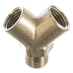 Тройник переходной Y-1/4" MFF нар/вн/вн.резьба FUBAG