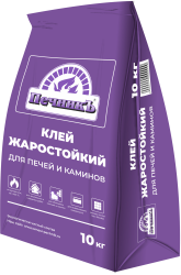 Клей жаростойкий 10,0кг  ПЕЧНИК